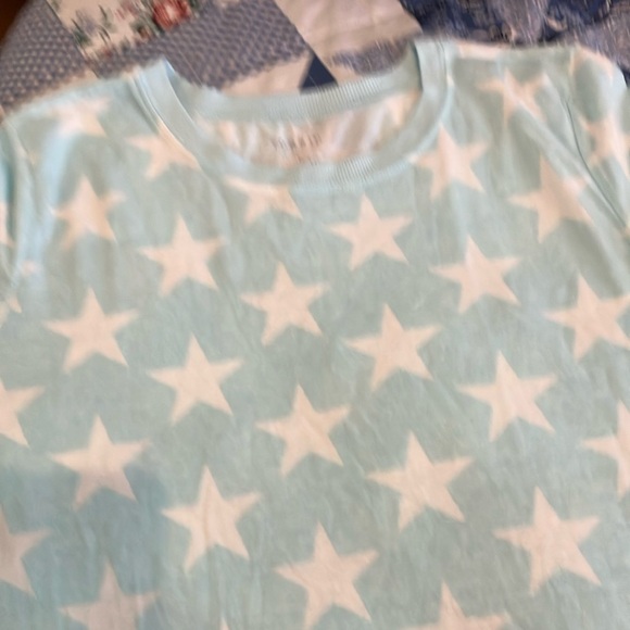 torrid Tops - Torrid Light Blue Star Print Short Sleeve Tee